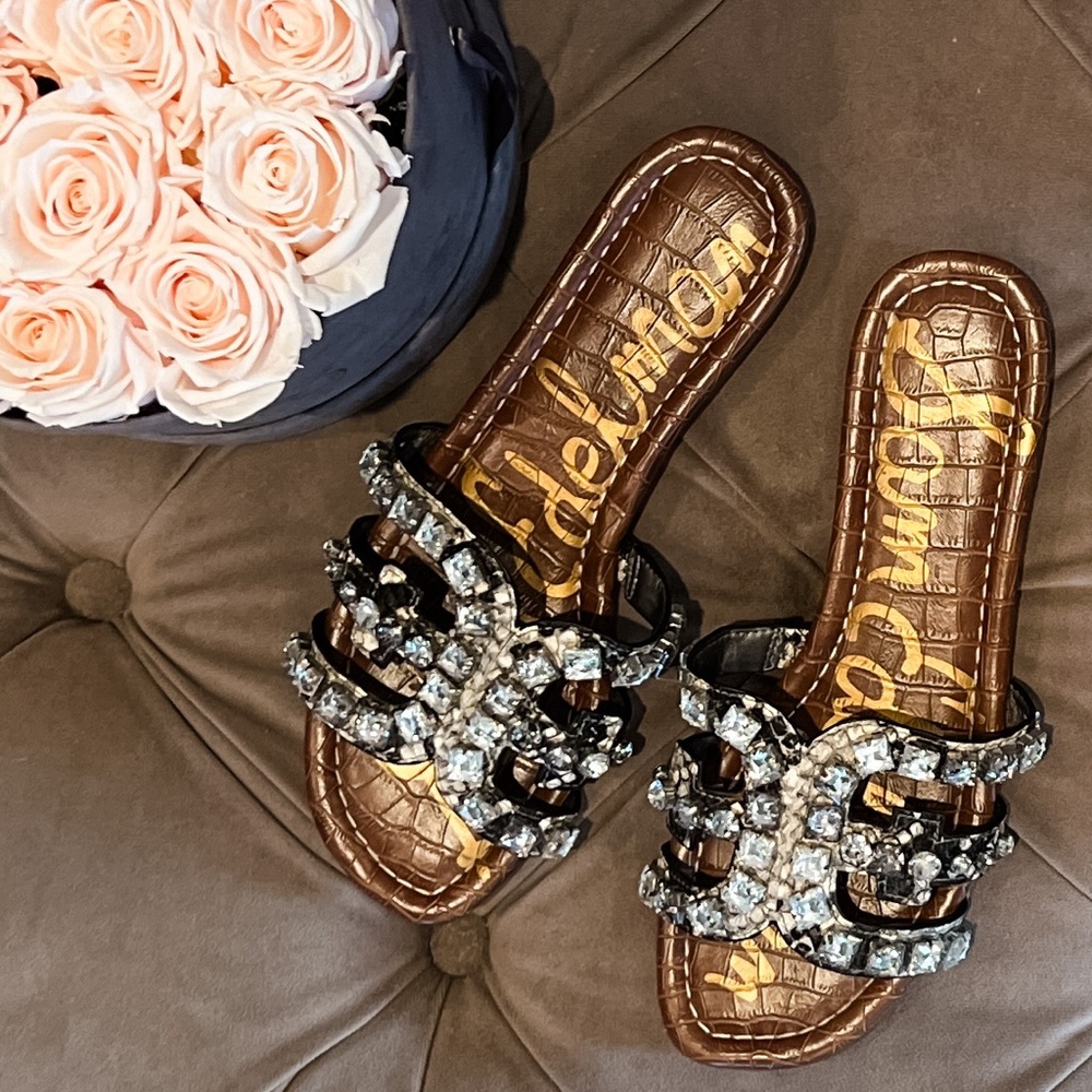 Sam Edelman Bay Slide in Python Print - Picture 2 of 5